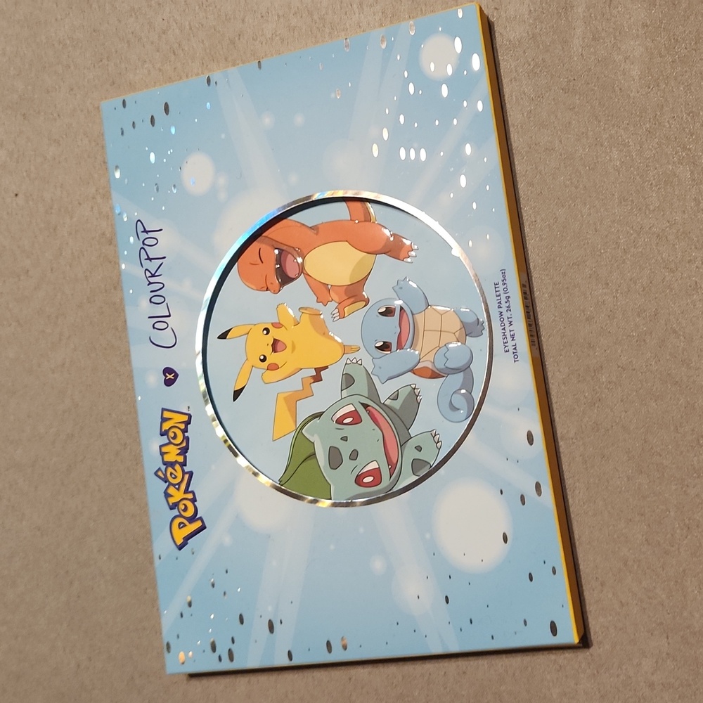 Pokémon colourpop palette